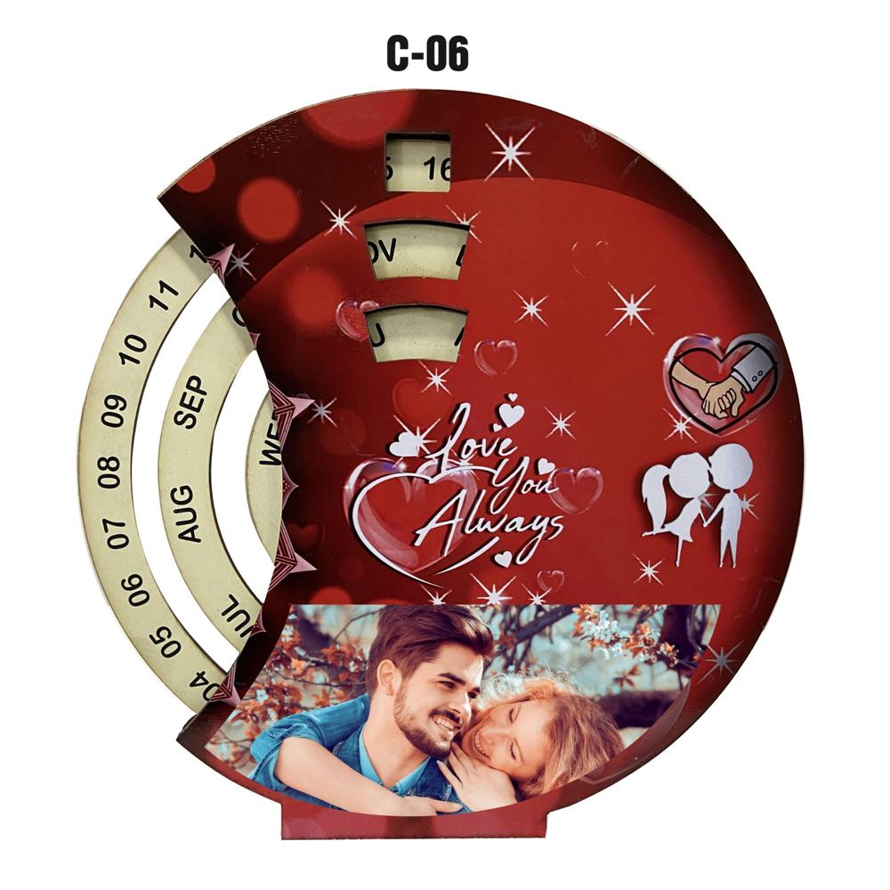 Sublimation Wooden Blank Table Clock