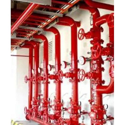 Industrial Fire Fighting Pipe - Color: Red