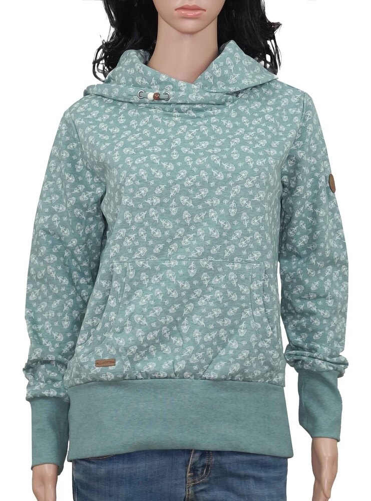 Ladies Cowl Neck Fleece Sweatshirt