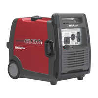 Honda 3kva Eu30 Portable Generator - Color: Red & Black