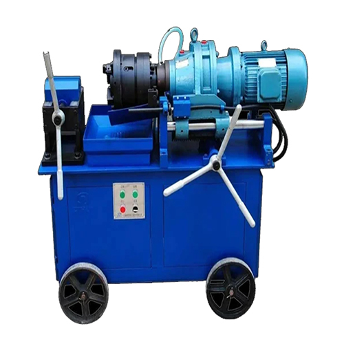 Fully Automatic Bar Threading Machine - Color: Blue