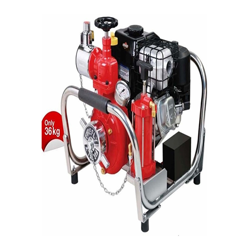3000Rpm Portable Fire Fighting Pump Set - Color: Black And Red