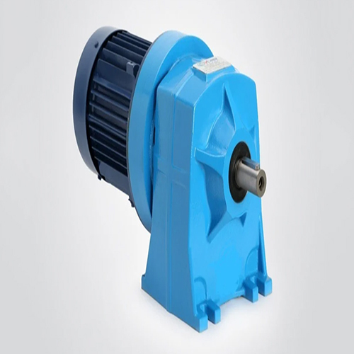 Single Phase Geared Motor - Color: Blue