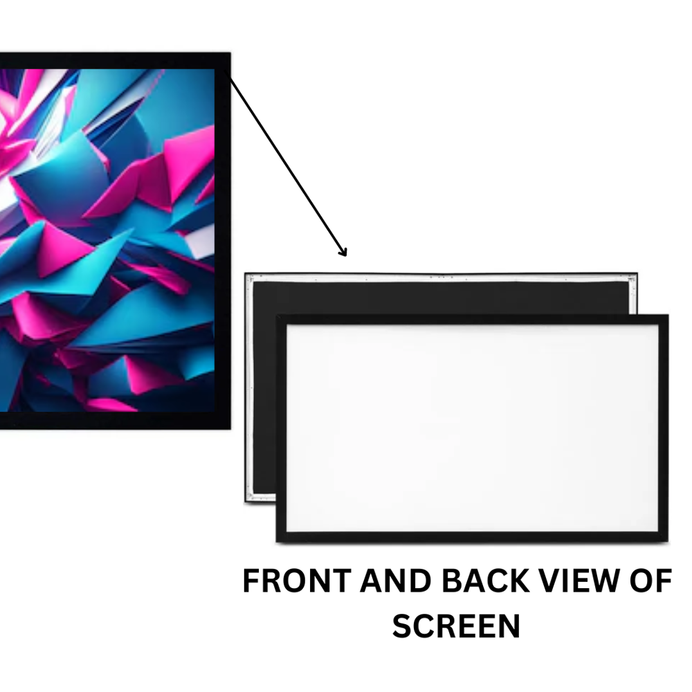 Fixed Frame Projector Screen Application: Commercial