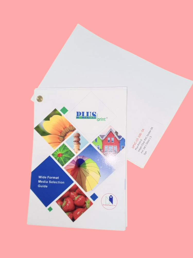 Inkjet Clear PVC Sticker Self Adhesive