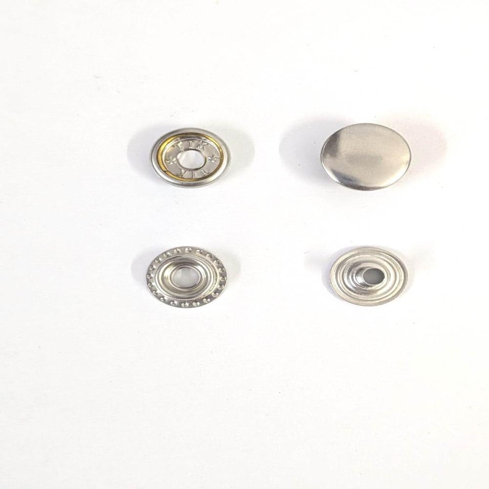 Ttk Vt7 Br Nickle Snap Button - Color: Silver