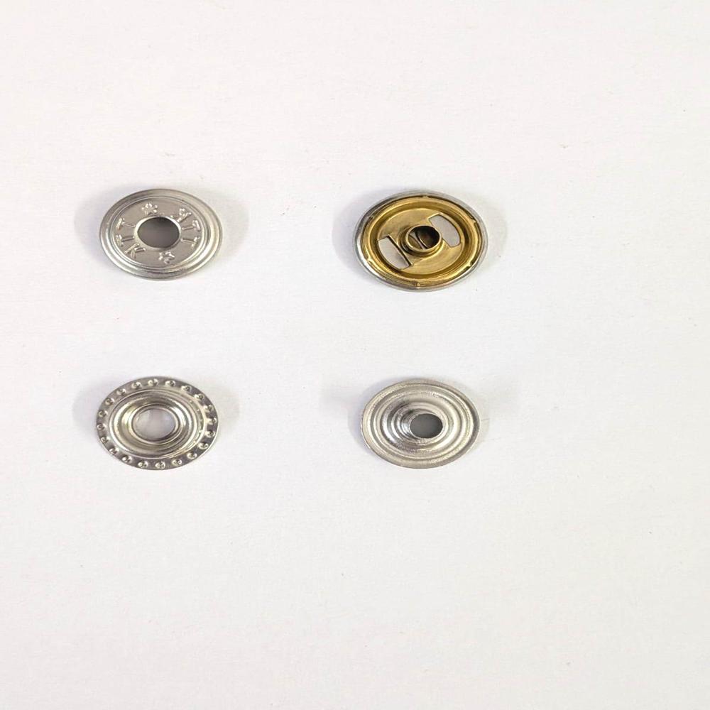 Ttk Vt7 Br Nickle Snap Button - Color: Silver