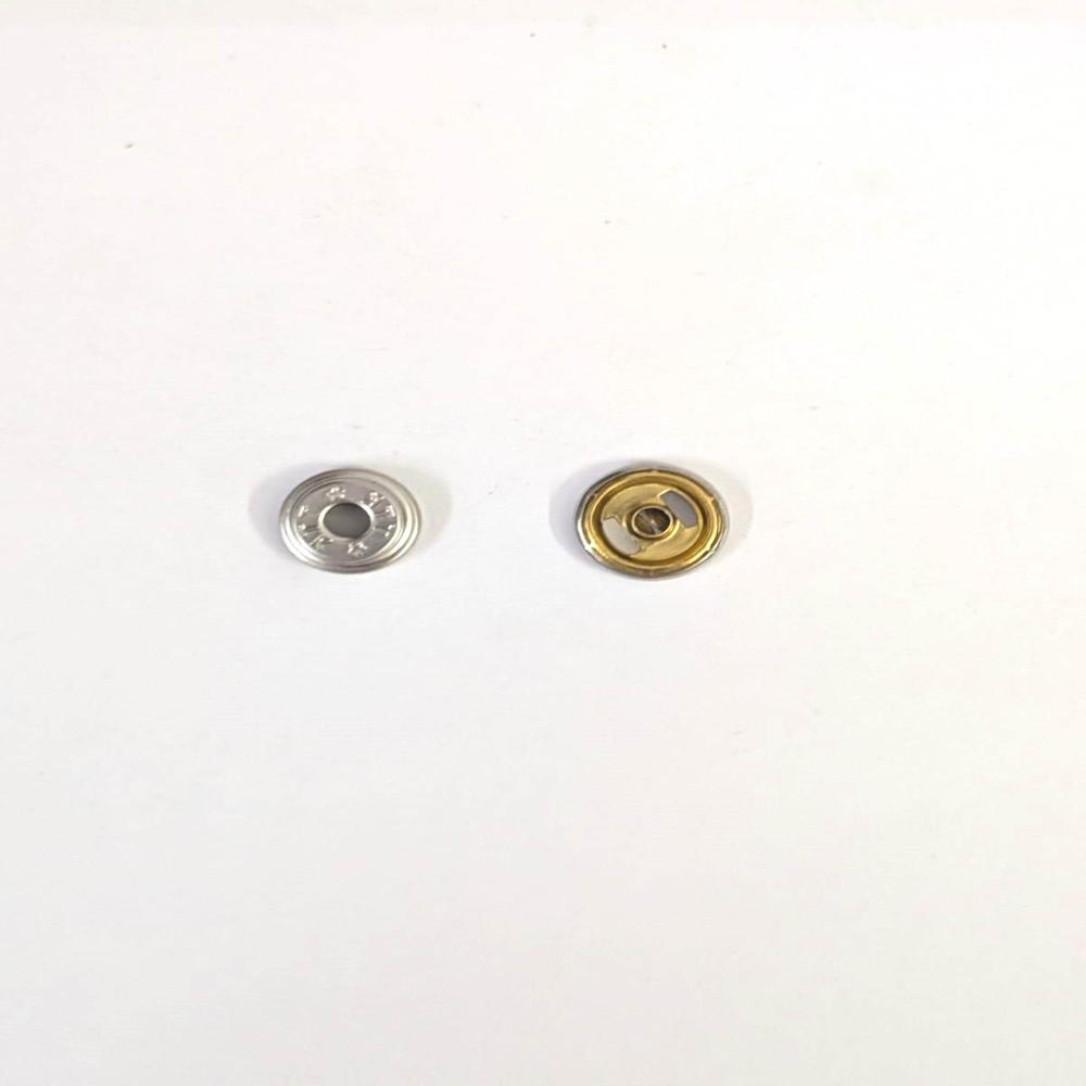 Ttk Vt7 Br Nickle Snap Button - Color: Silver