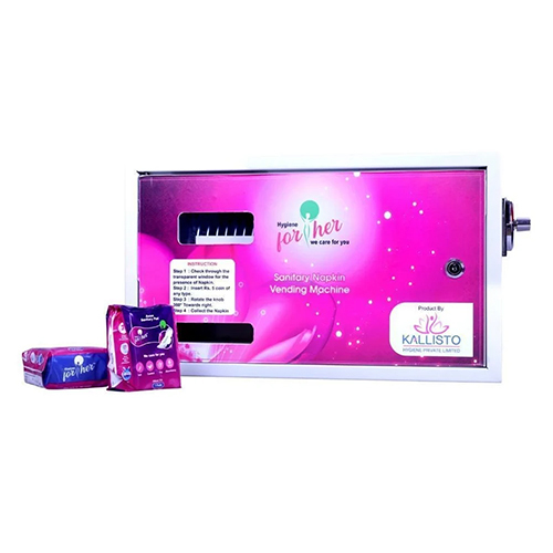 Manual Sanitary Napkin Vending Machine - Material: Stainless Steel