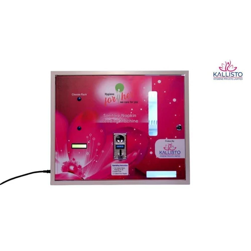 100 Pads Sanitary Napkin Vending Machine - Material: Stainless Steel