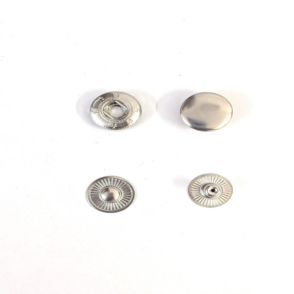 Ttk Vt8 Br Ni Snap Button - Color: Silver
