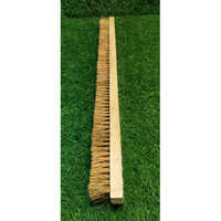 Road Cleaning Brush Wooden - Color: Yellow