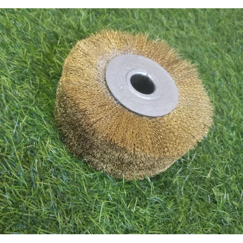 Brown Brass Wheel Brush