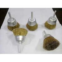 Hard Mandrel Mounted Wheel Brushes , For Industrial