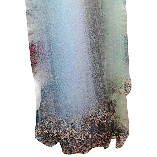 White Polyester Fishing Net - Color: Blue