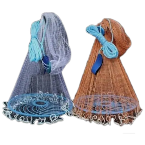 Ring Cast Net - Color: Blue And Orange