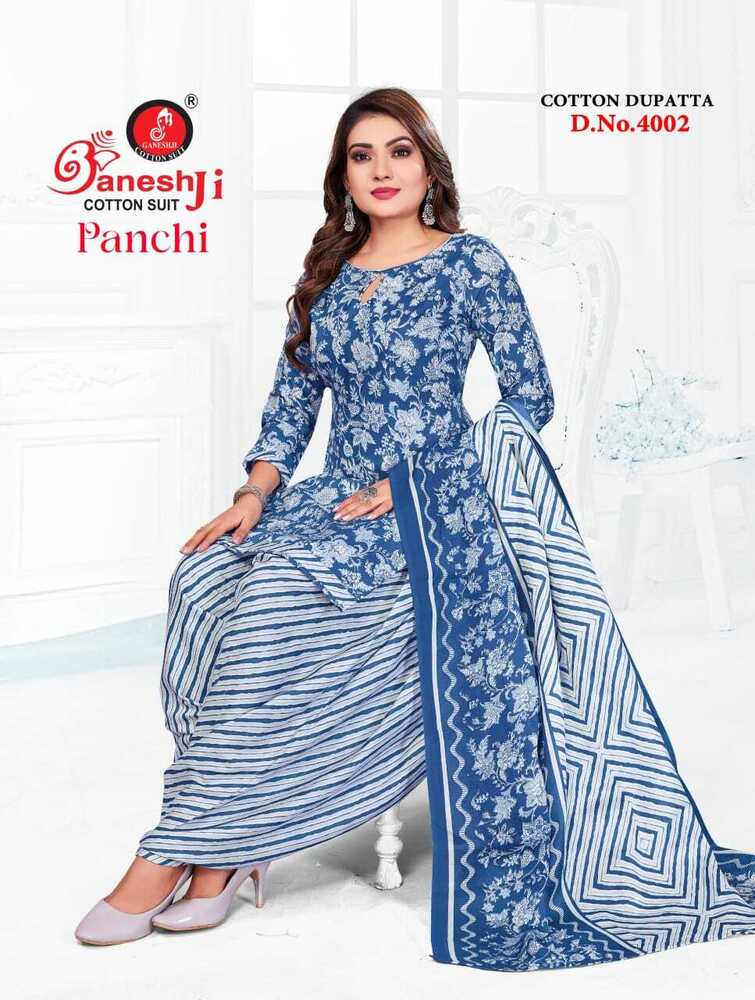 Ganeshji Panchi Vol-4  Dress Material