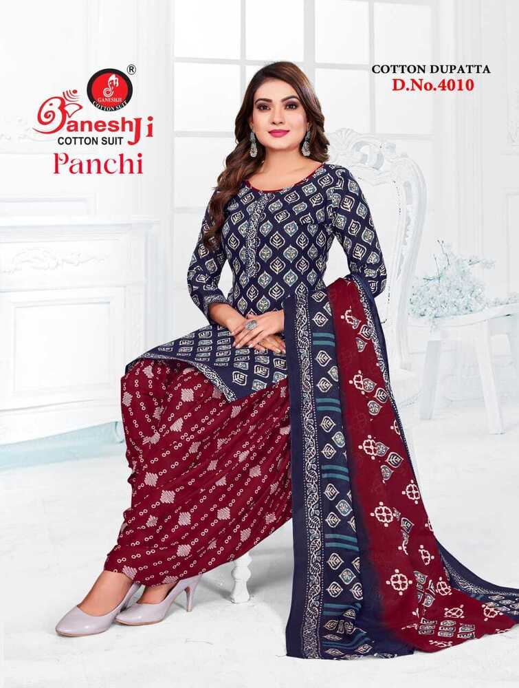 Ganeshji Panchi Vol-4  Dress Material