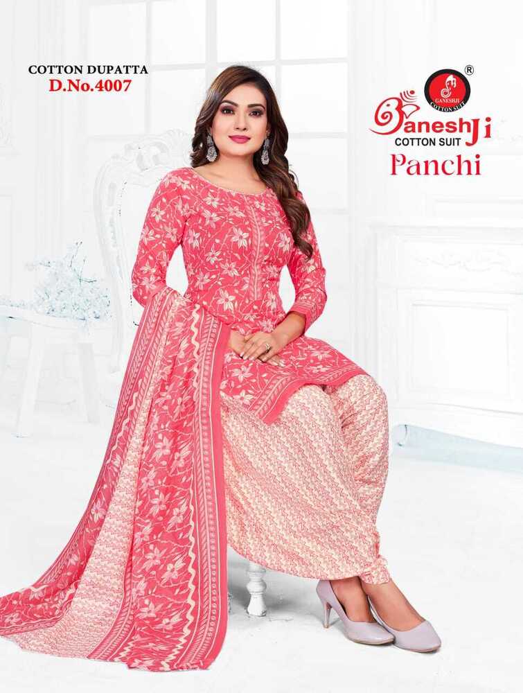 Ganeshji Panchi Vol-4  Dress Material