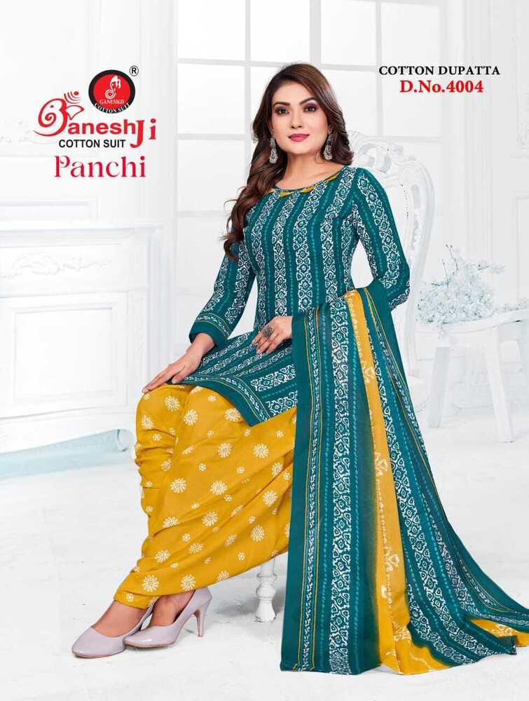 Ganeshji Panchi Vol-4  Dress Material