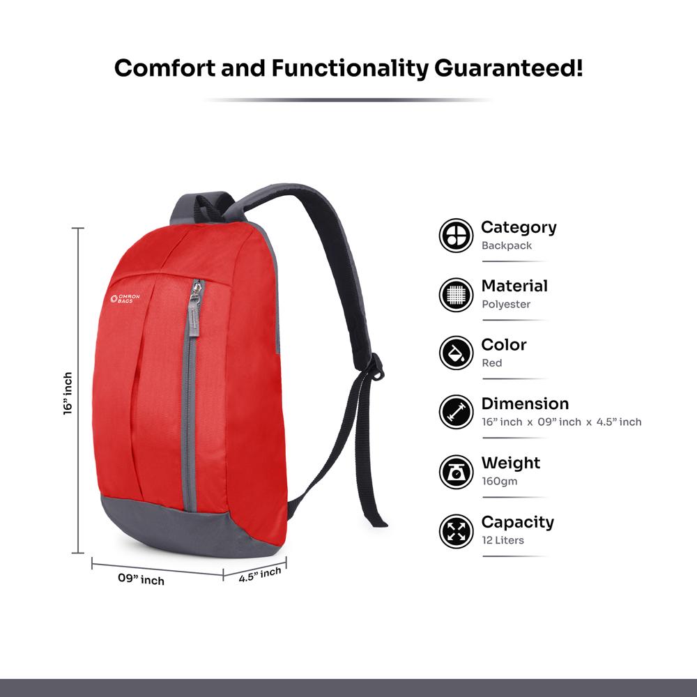 Kids Red School Bag