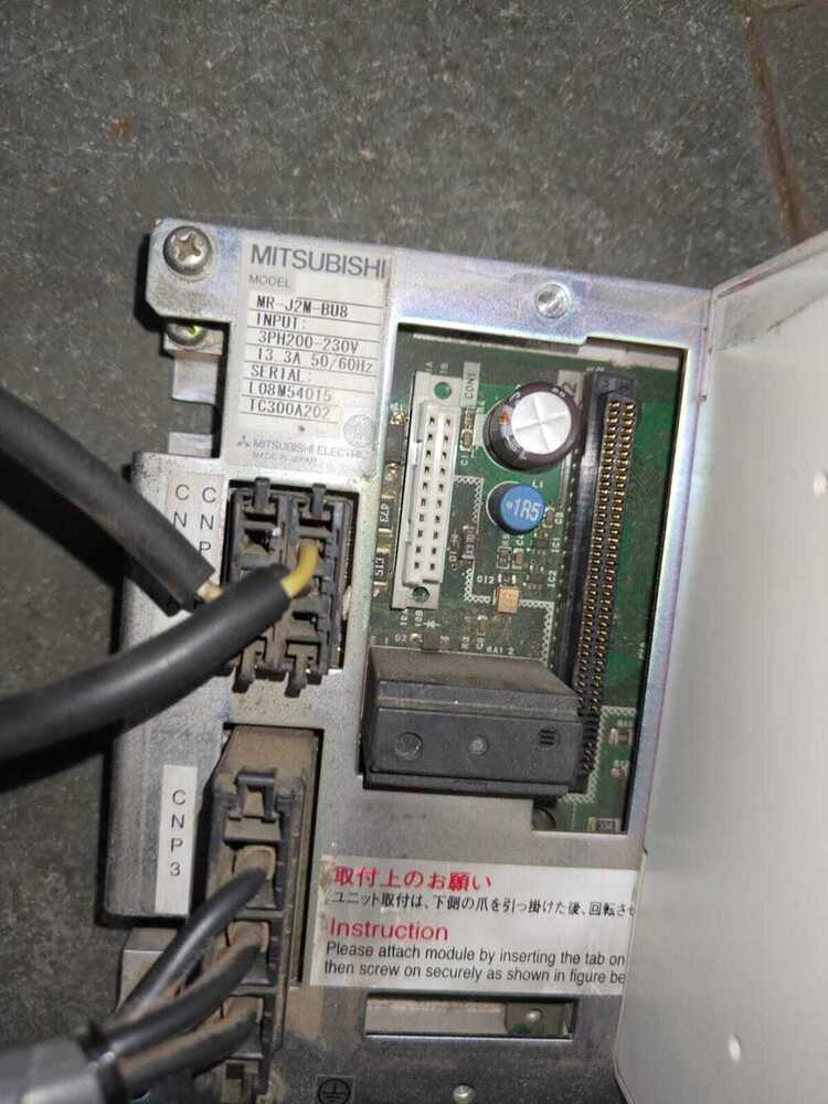 MITSUBISHI SERVO DRIVE AND SERVO MOTOR