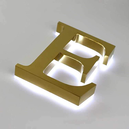 Mirror Finish Brass Letter