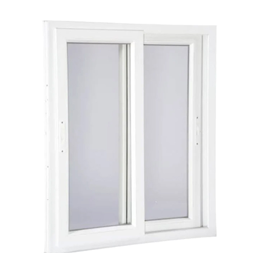 UPVC दो ट्रैक स्लाइडिंग विंडो