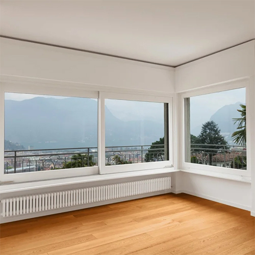 UPVC Sliding Window - UPVC Material, Various Sizes Available, Custom Color Options | Polished Finish, 11mm Glass Thickness, Screw-In Installation, Weather-Resistant, Anti-Corrosion