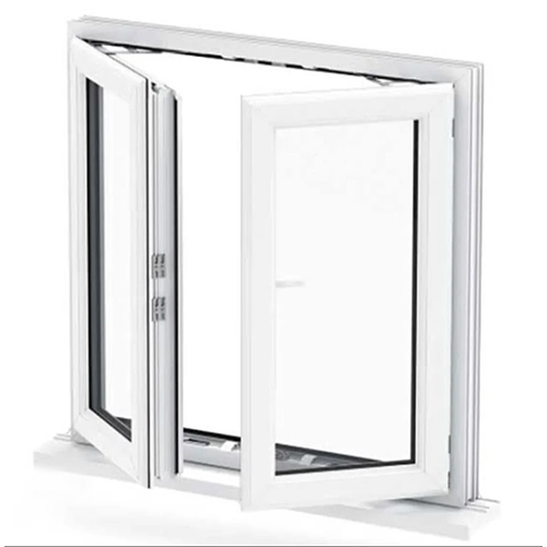 White UPVC Casement Window