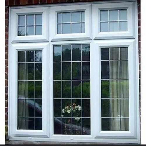 UPVC Cesement French Door With Gorgen Bar