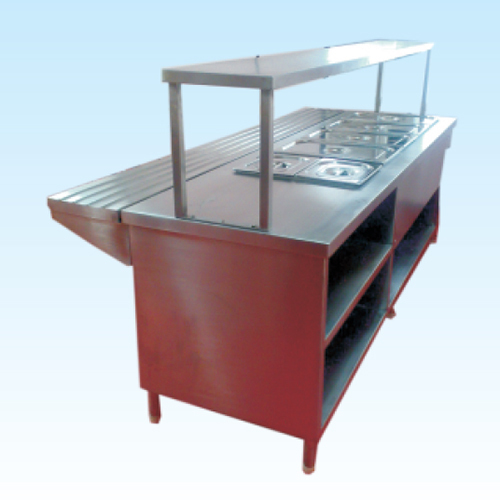 Bain Marie Counter With Sneez Guard