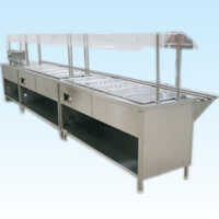 Commercial Bain Marie Counter With Sneez Guard - Features: Easy To Operate & Clean