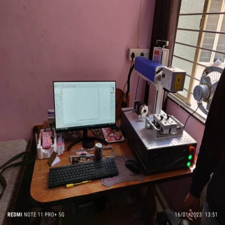 Table Top Fiber Laser Marking Machine - Usage: For Industrial Use