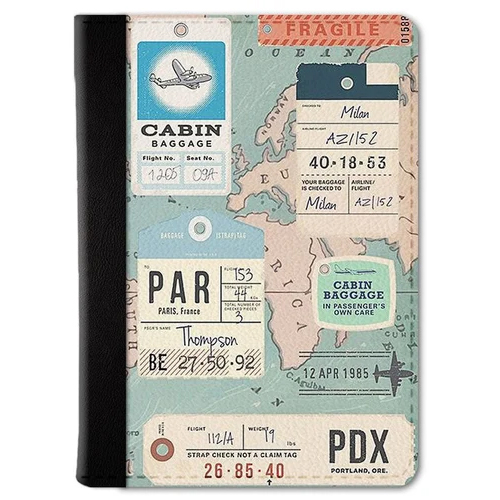 Personalised Uv Printed Passport Covers - Color: Multicolor