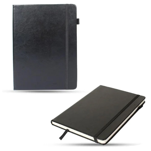 United Leather Pu Leather Promotional Executive Diary - Color: Black