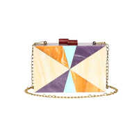 Awesome Blossom Acrylic Clutch Bag