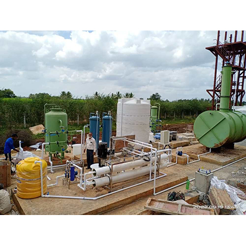 Demineralization Plant - Durable Metal & FRP Material, Semi-Automatic, Electric Drive, 95% Purification Efficiency, 1-Year Warranty