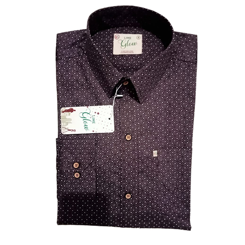 Mens Dotted Printed Shirt