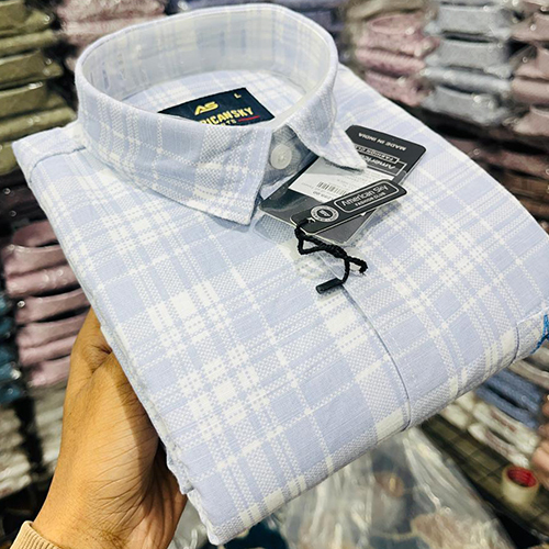 Mens Formal Shirt - Color: Blue