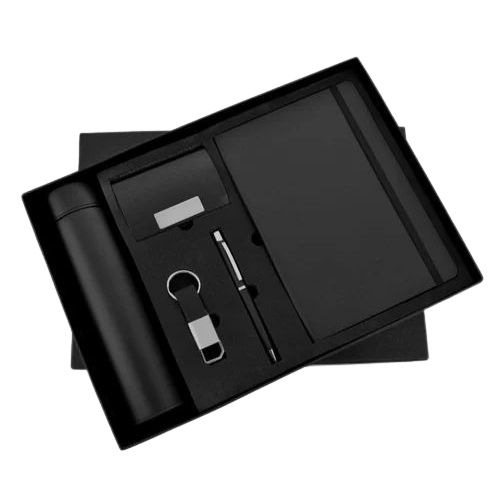 5 In 1 Combo Gift Set With Pen - Color: Black