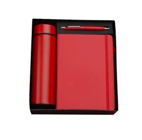 3 In 1 Combo Gift Set With Bottle - Color: Red