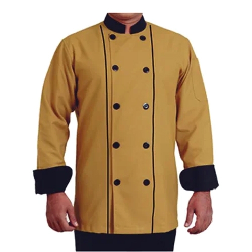 Hotel Chef Coat Double Piping And Premium Quality - Material: Cotton