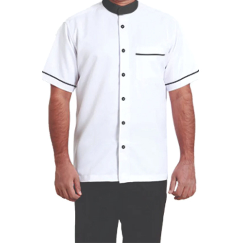 Hotel Chef Coat Without Piping In Premium Quality - Color: White