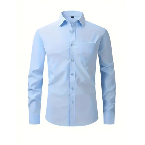 Office Wear Formal Shirt - Color: Light Blue