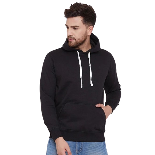 College Fleece Hoodies - Color: Black