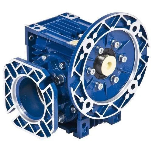 Aluminium Worm Gearbox - Color: Blue