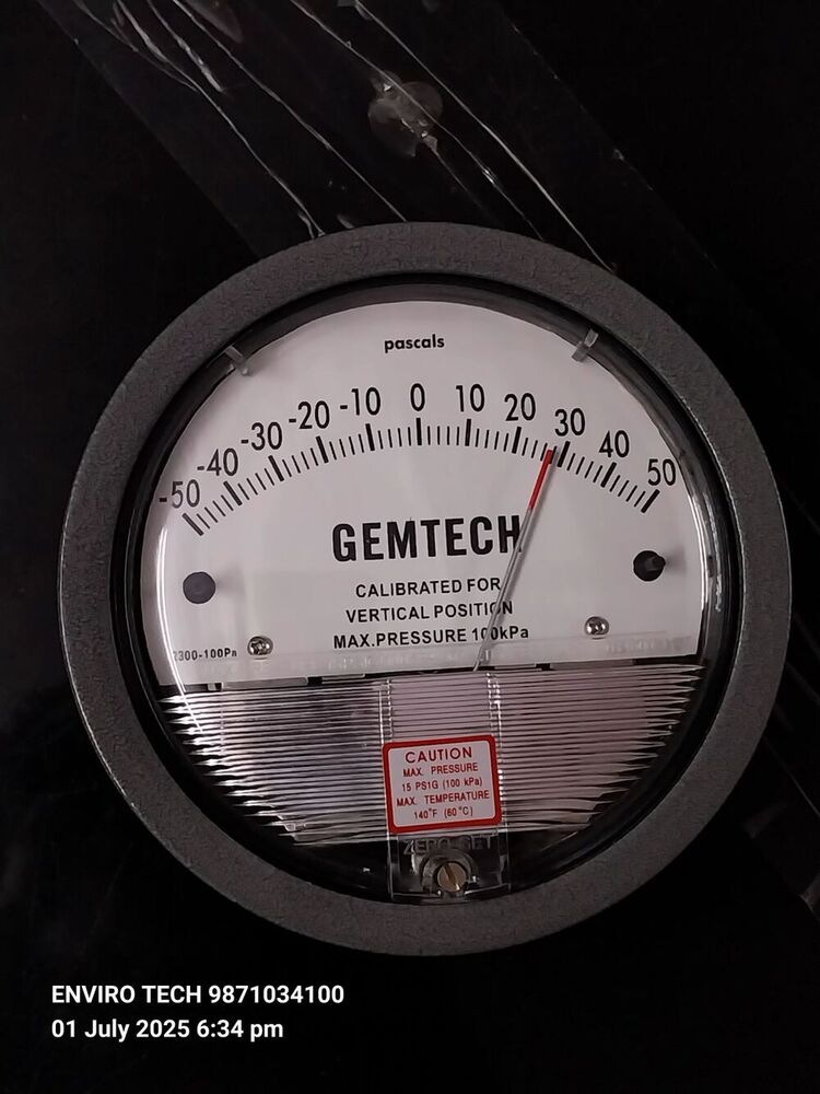 GEMTECH Differential Pressure Gauge Distributor From Yamunanagar Haryana