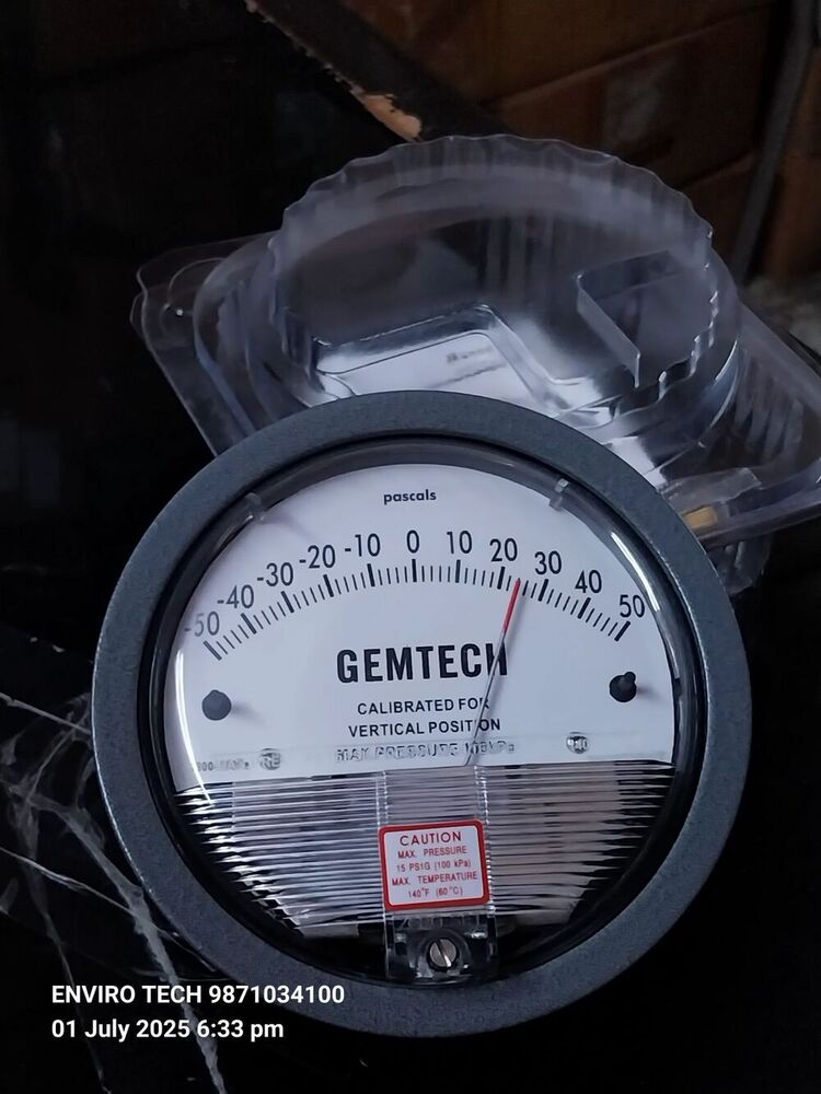 GEMTECH Differential Pressure Gauge Distributor From Yamunanagar Haryana