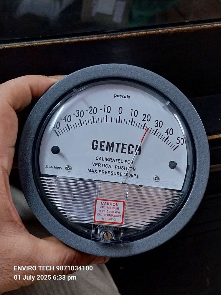 GEMTECH Differential Pressure Gauge Distributor From Yamunanagar Haryana